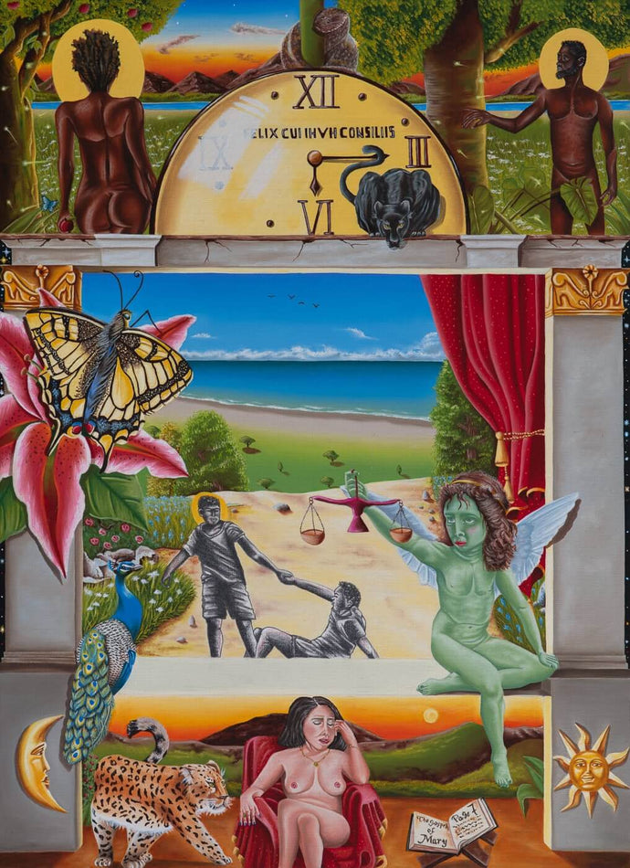 Tableau Néo-Classique & Art Réaliste - Œuvre d'art unique et colorée (Edition Limitée 30 exemplaires) - 42x56cm