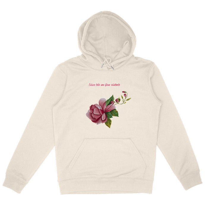 Sweatshirt à capuche Femme motif art - Hoodie Femme imprimé art - Fleur