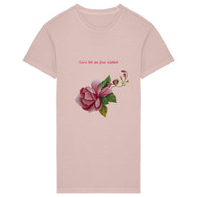 Load image into Gallery viewer, Robe T-shirt imprimée art 100% Coton Biologique - Jardin fleuri
